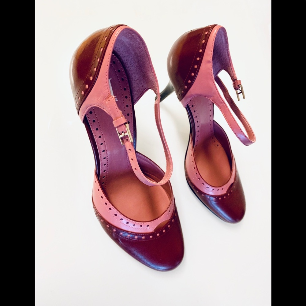 HILFIGER VERO CUOIO HEELS shoes size 8M
